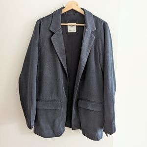 Oversized Abercrombie Boyfriend Navy Blue Blazer